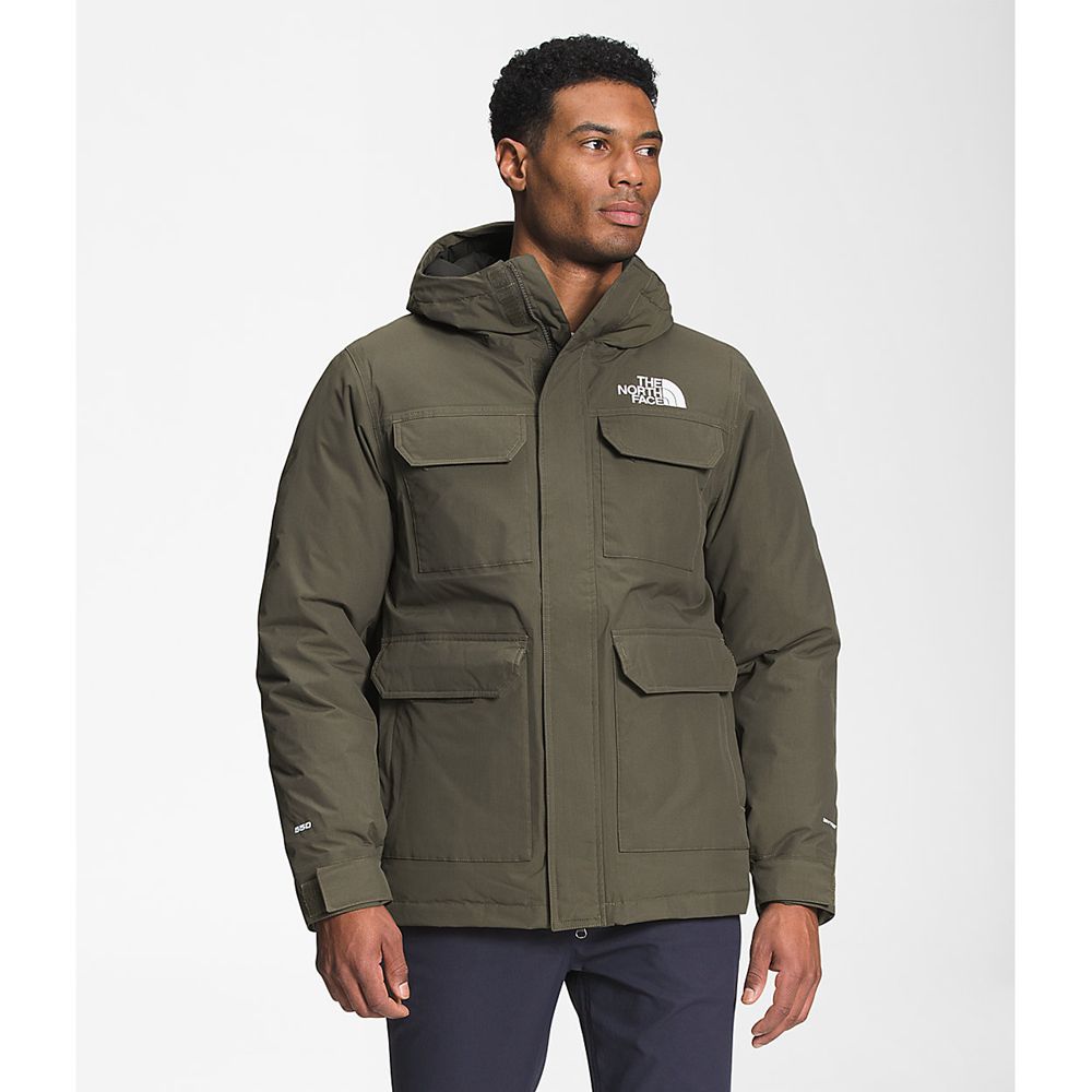 The North Face Parka Mens Australia - The North Face Cypress Green Military (MPW-378149)